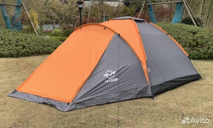 Палатка 2х местная с тамбуром YJ 005B