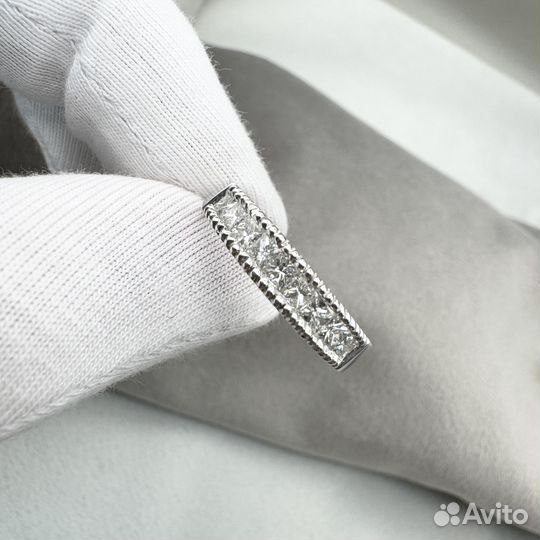 Золотое кольцо дорожка бриллианты 0,59 750