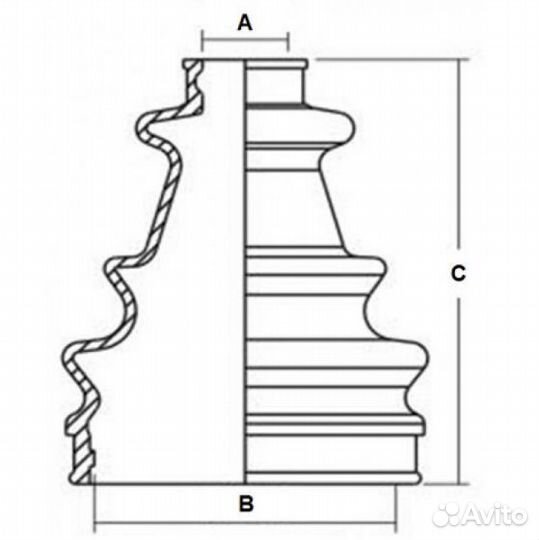 Пыльник шруса BRP/Polaris EPI 2203842/705401346
