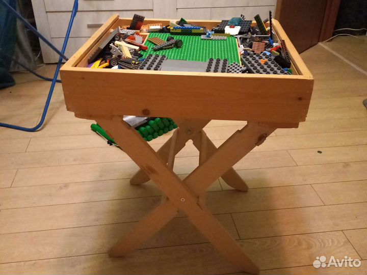Деревянный Лего стол. Экологичный