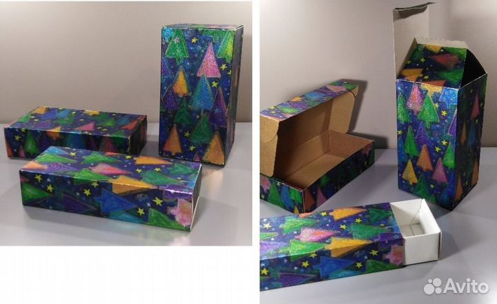Подарочная упаковка коробки мешочки
