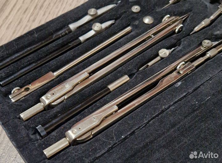 Готовальня СССР, У-14л, Полная, Союз, Латунь