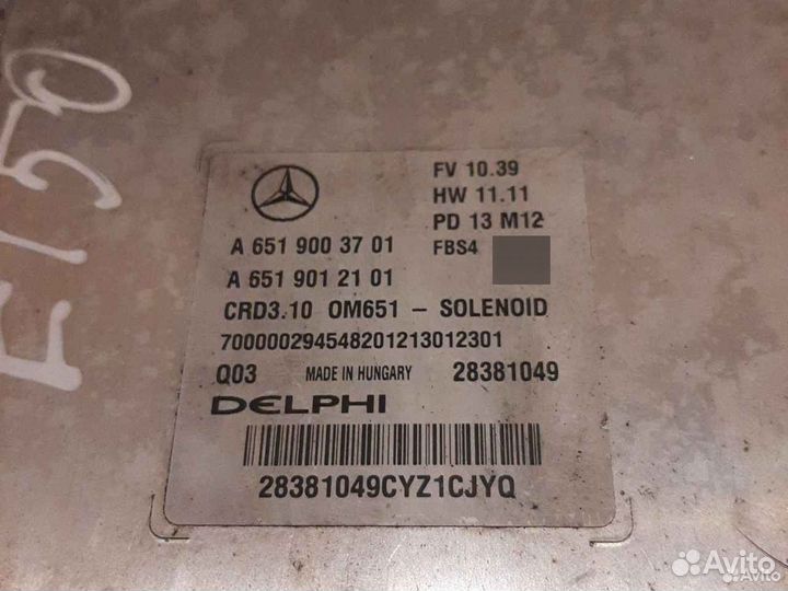 Блок двигателя mercedes 651