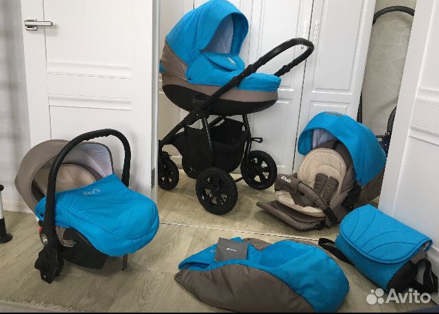 Коляска 3 в 1 Tutis Tapu-Tapu в отл. состоянии