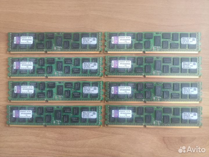 Серверная память DDR3 Kingston kvr1333d3d4r9s/8G