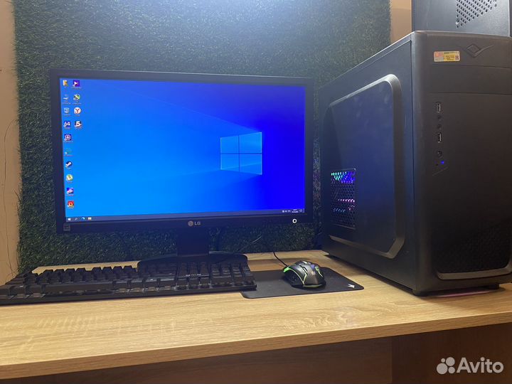 Игровой Компьютер i3 9100F/RX578. Полный Комплект