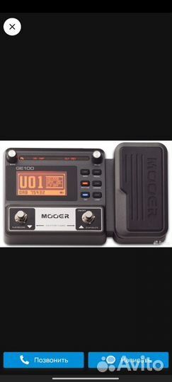 Гитарный процессор mooer ge 100