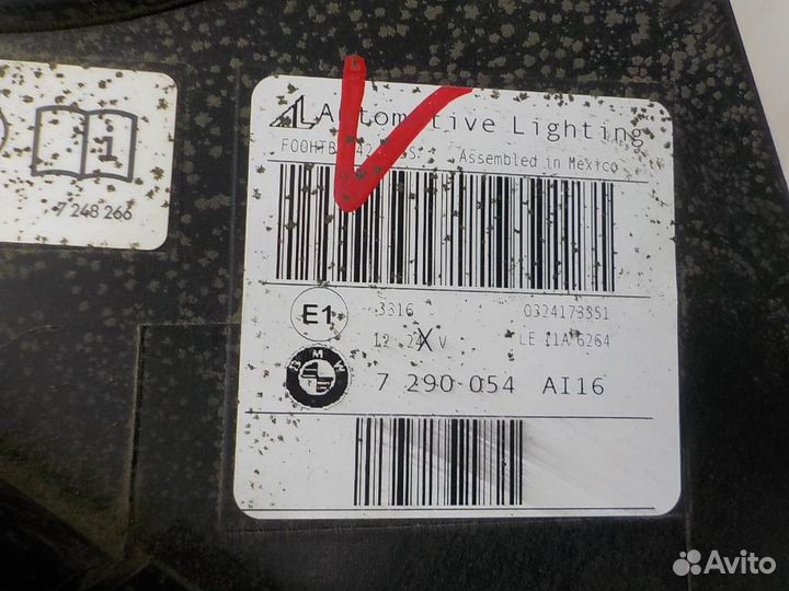 Фара правая BMW X5