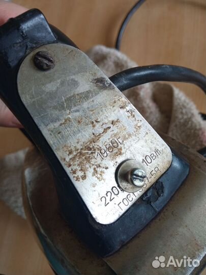 Старый портновский утюг, СССР, рабочее состояние