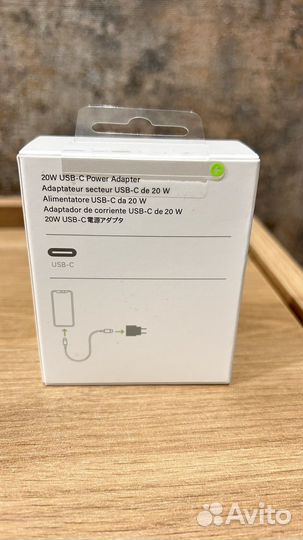 Оригинальный Блок питания apple 20w