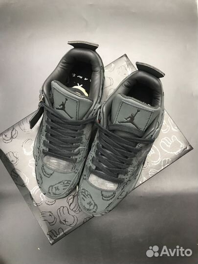 Кроссовки Nike Air Jordan 4 Black Kaws