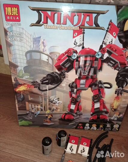 Конструктор типа Lego-Ninja, 980деталей или обмен