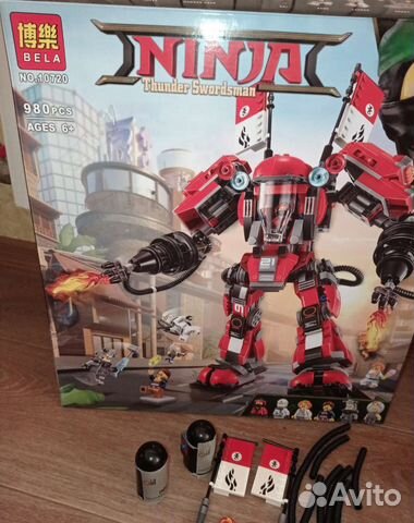 Конструктор типа Lego-Ninja, 980деталей или обмен