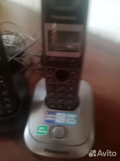 Panasonic,беспроводной телефон, два телефона