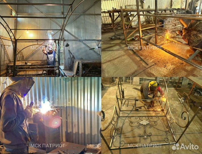 Беседка с мангалом