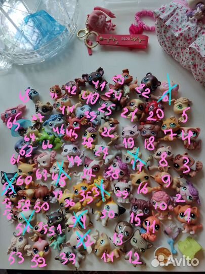 Littlest Pet Shop lps лпс лот 69+ петов редкие