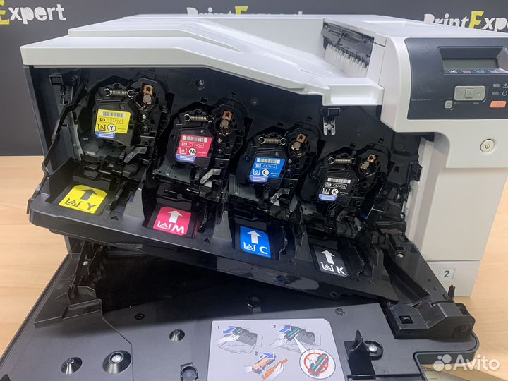 Цветной Принтер А3 HP CP5225+ Пробег Маленький