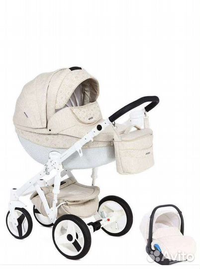 Коляска adamex monte carbon 3 в 1