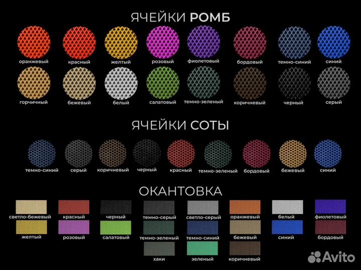 Ева коврики без разреза от производителя Eva Эва