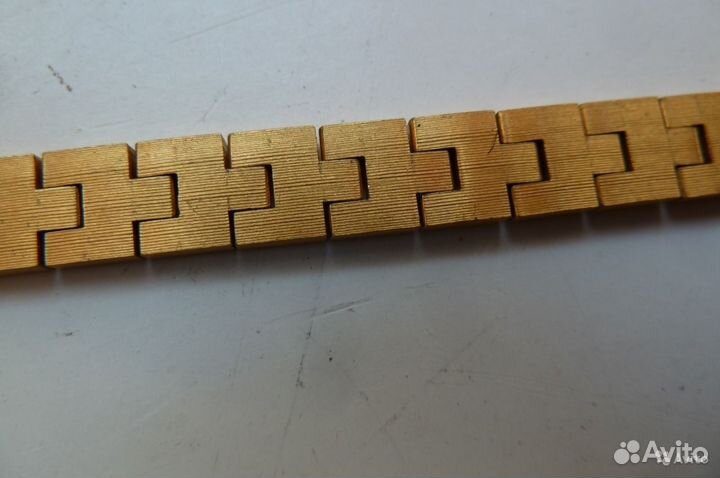 Браслет для женских часов позолоченный новый СССР