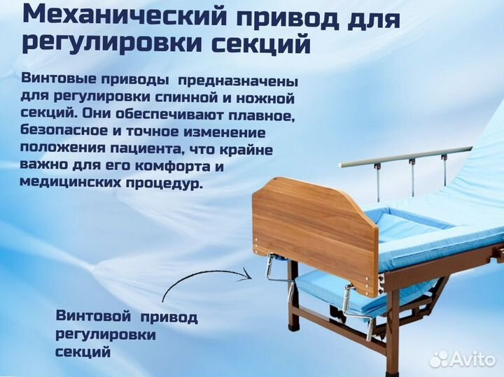 Медицинская кровать для лежачих больных