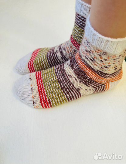Вязаные носки