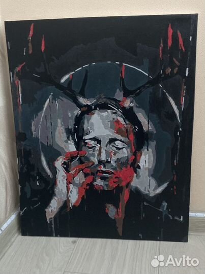 Картина по номерам готовая