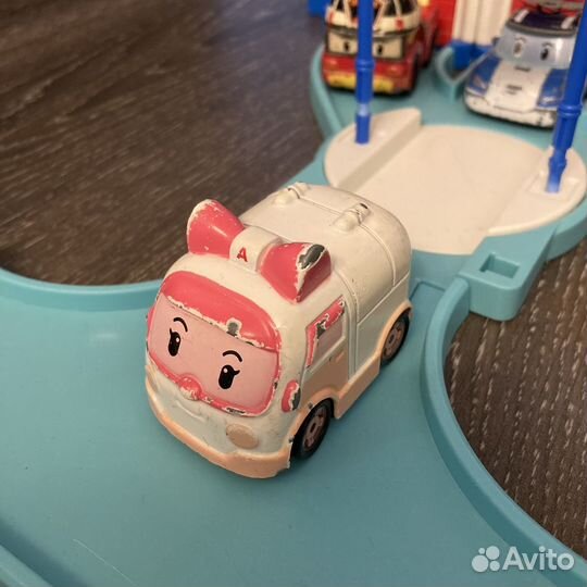 Робокар Поли штабквартира +6 героев