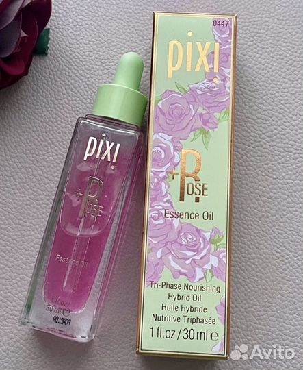 Pixi rose essence oil трехфазное масло для лица