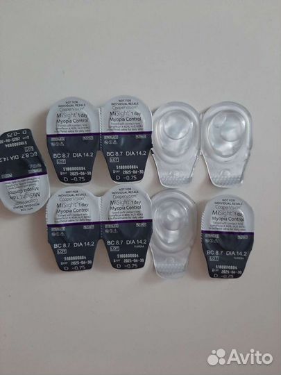 Линзы контактные однодневные