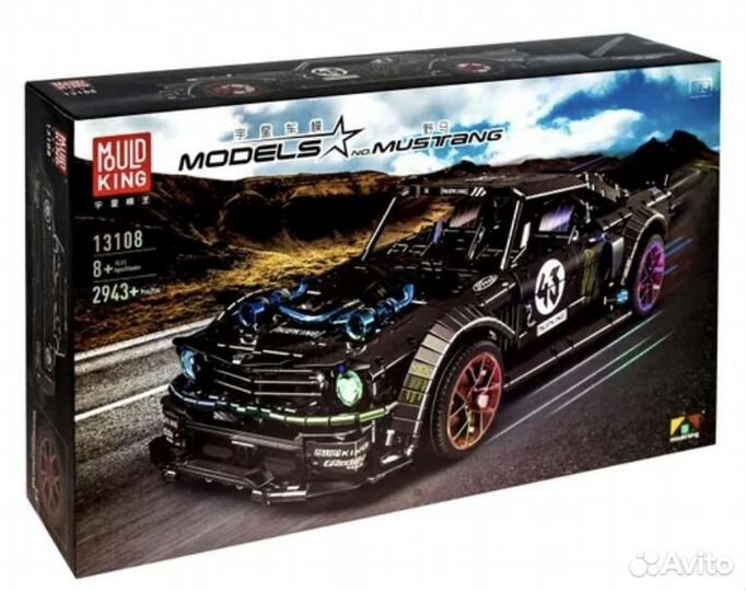 Mould King 13108 Mustang + электромотор