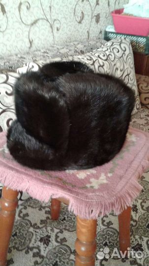 Норковая шапка мужская новая