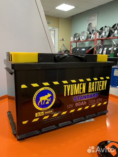 Аккумулятор 90 A/h Tyumen обратная полярность