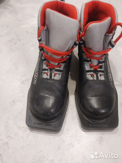 Ботинки лыжные motor Classic нк NN75 (черный, серы