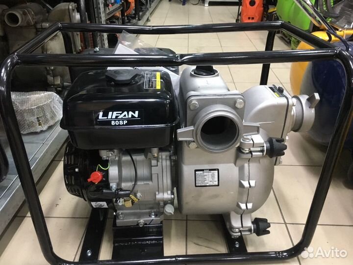 Мотопомпа Грязевая lifan SP 80 (177F)