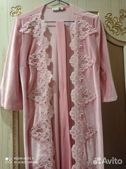 Велюровый халат