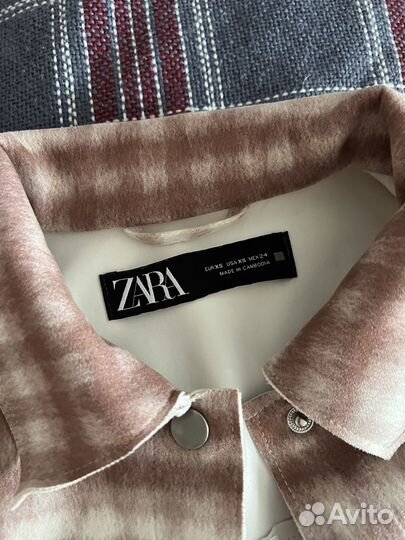 Куртка рубашка oversize Zara