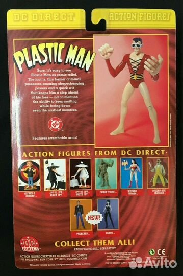 Ретро Plastic man Dc Direct Фигурка Пластик Мэн DC