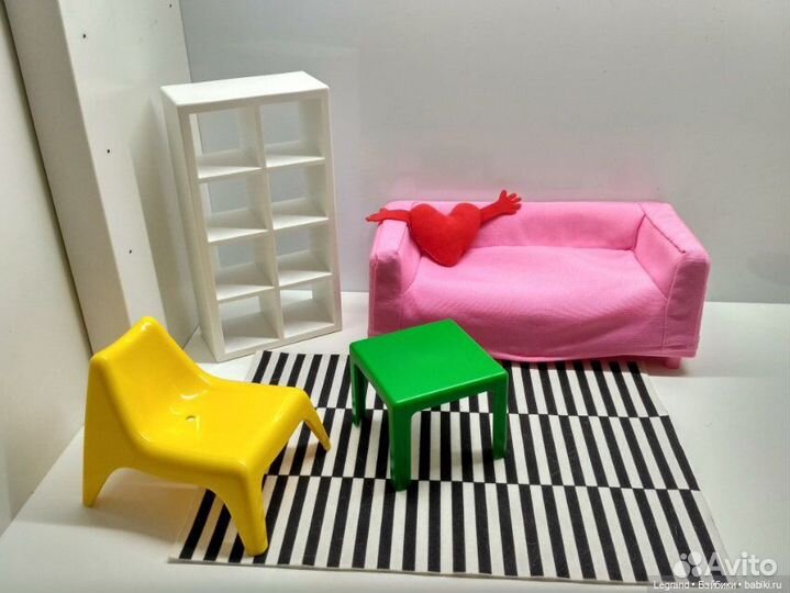 Хусет Кукольная мебель,гостиная, Икеа