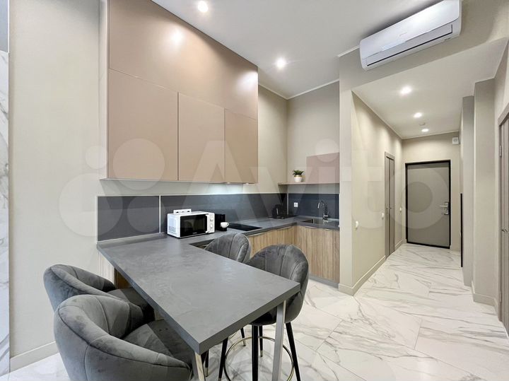 1-к. квартира в апарт-отеле, 45 м², 3/6 эт.