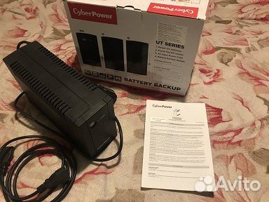 Ибп CyberPower UTC650EI, черный