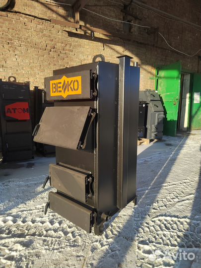 Котел твердотопливный длительного горения веко