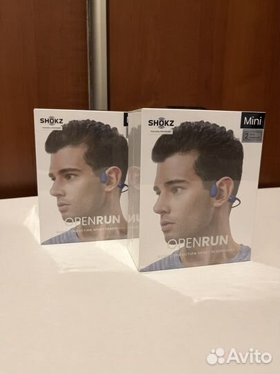 Shokz OpenRun mini черные, синие, Европа