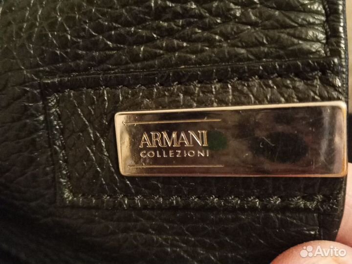 Сумка натуральная кожа armani Collezioni