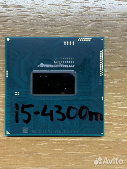 Процессор для ноутбука i5-4300m 2.6-3.3GHz