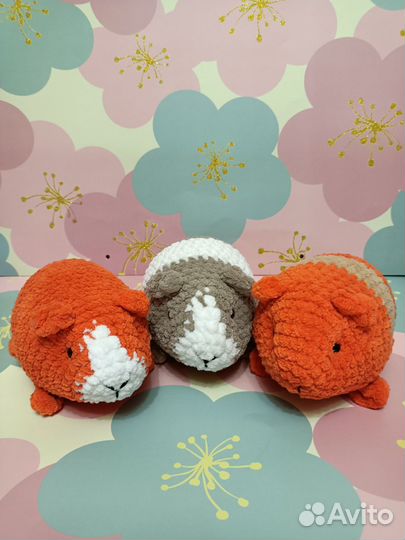 Вязанные игрушки. Морская свинка