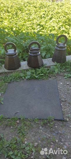 Гири царизм 18век. Двух пудовые