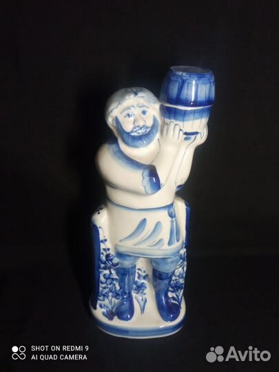 Штоф Пасечник. Гжель. Авторская