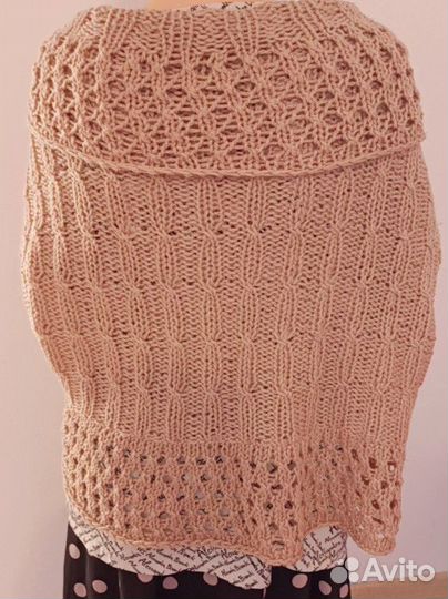 Вязанная накидка
