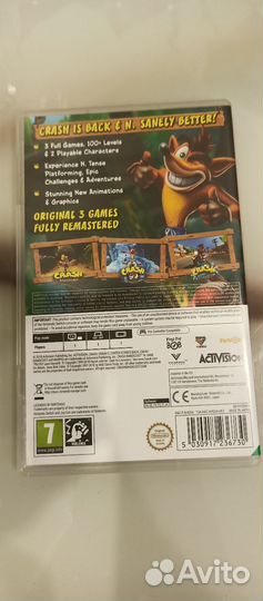 Crash Bandicoot N sane Trilogy